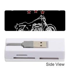 Motorcycle Old School Memory Card Reader (stick)  by Valentinaart