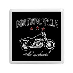 Motorcycle Old School Memory Card Reader (square)  by Valentinaart