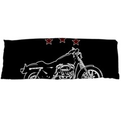 Motorcycle Old School Body Pillow Case (dakimakura) by Valentinaart