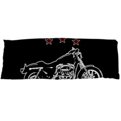 Motorcycle Old School Body Pillow Case Dakimakura (two Sides) by Valentinaart