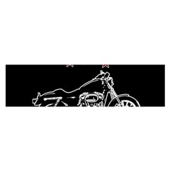 Motorcycle Old School Satin Scarf (oblong) by Valentinaart