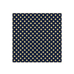 Navy/gold Polka Dots Satin Bandana Scarf by Colorfulart23