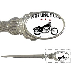 Motorcycle Old School Letter Openers by Valentinaart