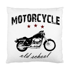 Motorcycle Old School Standard Cushion Case (two Sides) by Valentinaart