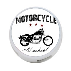 Motorcycle Old School 4-port Usb Hub (two Sides)  by Valentinaart