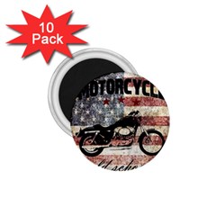 Motorcycle old school 1.75  Magnets (10 pack) 