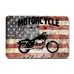 Motorcycle old school Small Doormat 