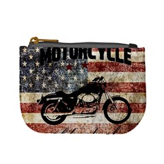 Motorcycle old school Mini Coin Purses