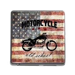 Motorcycle old school Memory Card Reader (Square)