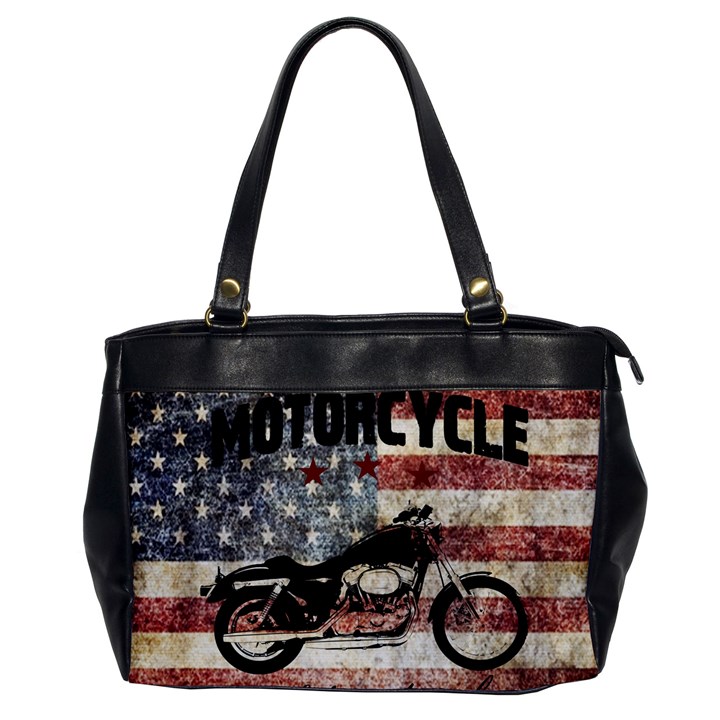 Motorcycle old school Office Handbags