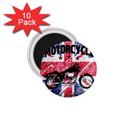 Motorcycle Old School 1 75  Magnets (10 Pack)  by Valentinaart