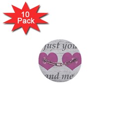 Shabby Chich Love Concept Poster 1  Mini Buttons (10 Pack)  by dflcprints