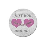 Shabby Chich Love Concept Poster Magnet 3  (Round) Front