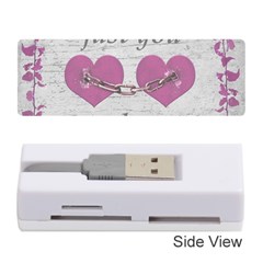 Shabby Chich Love Concept Poster Memory Card Reader (stick)  by dflcprints