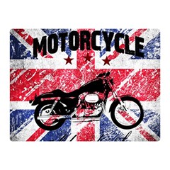 Motorcycle Old School Double Sided Flano Blanket (mini)  by Valentinaart