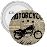 Motorcycle old school 3  Buttons Front