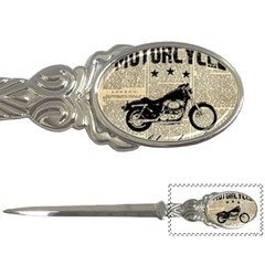 Motorcycle Old School Letter Openers by Valentinaart