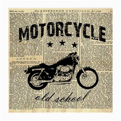 Motorcycle Old School Medium Glasses Cloth by Valentinaart