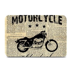 Motorcycle Old School Plate Mats by Valentinaart