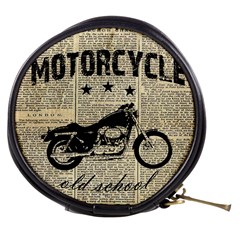 Motorcycle Old School Mini Makeup Bags by Valentinaart