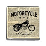 Motorcycle old school Memory Card Reader (Square) Front