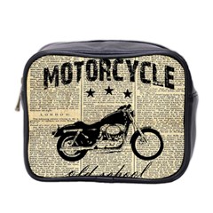 Motorcycle Old School Mini Toiletries Bag 2-side by Valentinaart