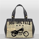 Motorcycle old school Office Handbags (2 Sides)  Back