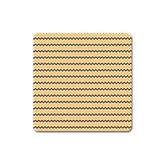 Colored Zig Zag Square Magnet by Colorfulart23