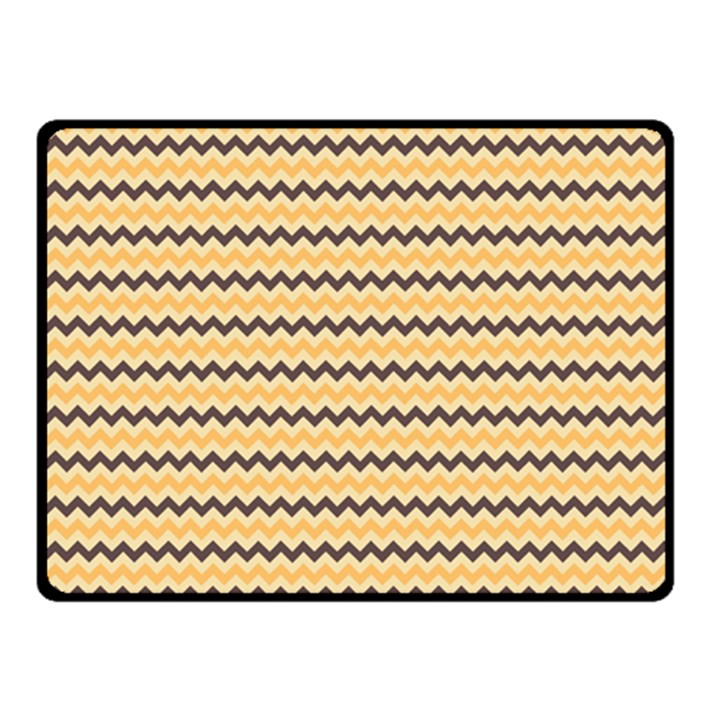 Colored Zig Zag Fleece Blanket (Small)