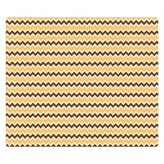 Colored Zig Zag Double Sided Flano Blanket (small)  by Colorfulart23