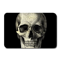 Newspaper Skull Plate Mats by Valentinaart