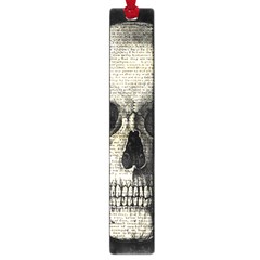 Newspaper Skull Large Book Marks by Valentinaart