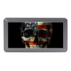 American Flag Skull Memory Card Reader (mini) by Valentinaart