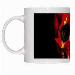 Russian Flag Skull White Mugs by Valentinaart