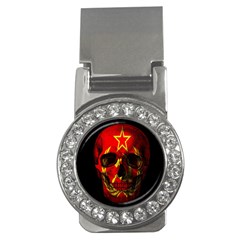 Russian Flag Skull Money Clips (cz)  by Valentinaart