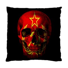 Russian Flag Skull Standard Cushion Case (one Side) by Valentinaart