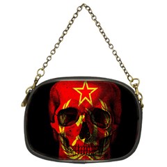 Russian Flag Skull Chain Purses (two Sides)  by Valentinaart