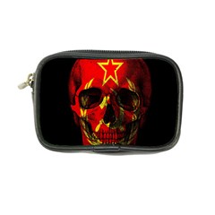 Russian Flag Skull Coin Purse by Valentinaart