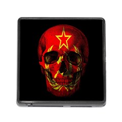 Russian Flag Skull Memory Card Reader (square) by Valentinaart