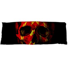 Russian Flag Skull Body Pillow Case Dakimakura (two Sides) by Valentinaart