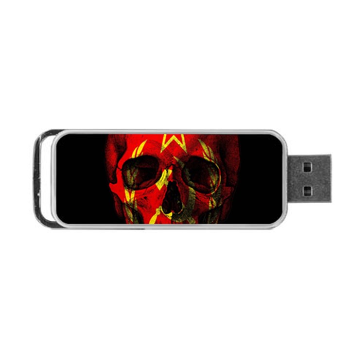 Russian flag skull Portable USB Flash (One Side)