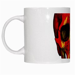 Russian Flag Skull White Mugs by Valentinaart