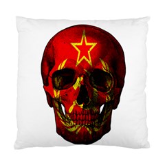 Russian Flag Skull Standard Cushion Case (one Side) by Valentinaart