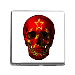 Russian Flag Skull Memory Card Reader (square) by Valentinaart