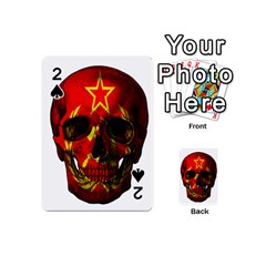 Russian Flag Skull Playing Cards 54 (mini)  by Valentinaart