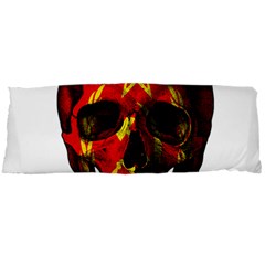 Russian Flag Skull Body Pillow Case Dakimakura (two Sides) by Valentinaart