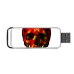 Russian flag skull Portable USB Flash (One Side) Front