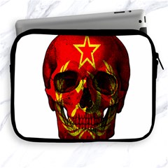 Russian Flag Skull Apple Ipad 2/3/4 Zipper Cases by Valentinaart