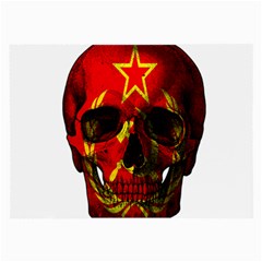 Russian Flag Skull Large Glasses Cloth (2-side)