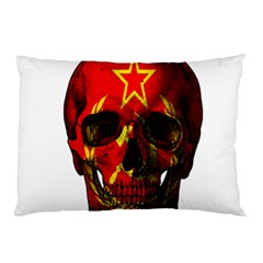 Russian Flag Skull Pillow Case (two Sides)